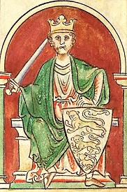 Richard I, King of England, (Royal MS 14 C VII, 100r)