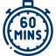 60 minutes clock